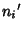 $n_i{\mbox{$'$ }}$