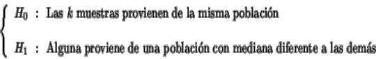 \begin{displaymath}\left\{
\begin{array}{l}
H_0 \:\: :\:\: \mbox{Las $k$\space m...
...blacin con mediana
diferente
a las dems}
\end{array}\right.
\end{displaymath}